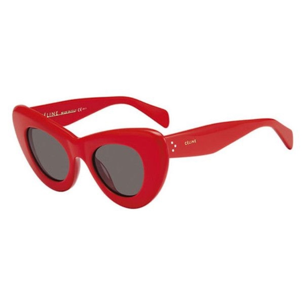 CELINE CL 41055/S PAPILLON RED CAT EYE SUNGLASSES